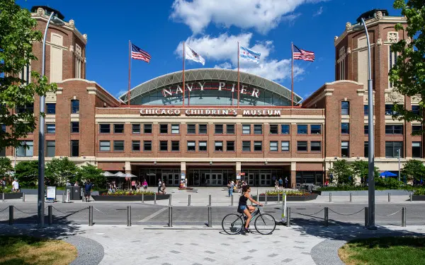 Außerhalb des Chicago Children's Museum