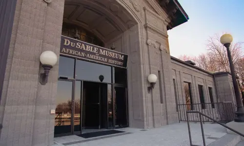 Das Äußere des DuSable-Museums für afro-amerikanische Geschichte