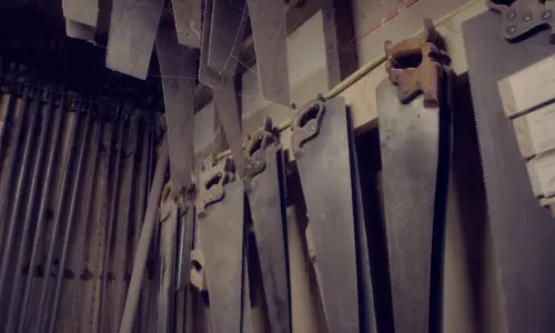 Sägen bei David Stine Woodworking.