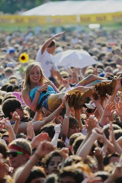 Menschenmenge beim Lollapalooza