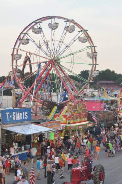 Riesenrad auf der State Fair