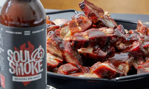 BBQ auf einem Teller