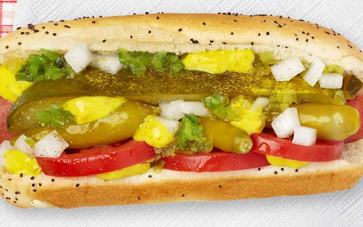 Ein Hotdog