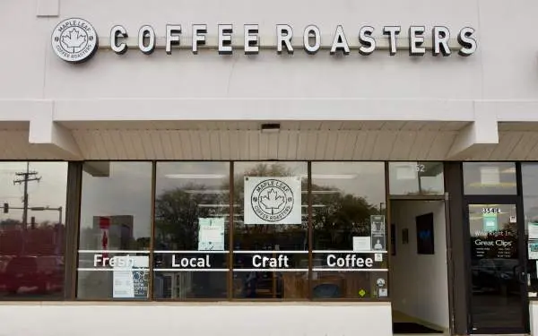 Schaufenster eines Cafés