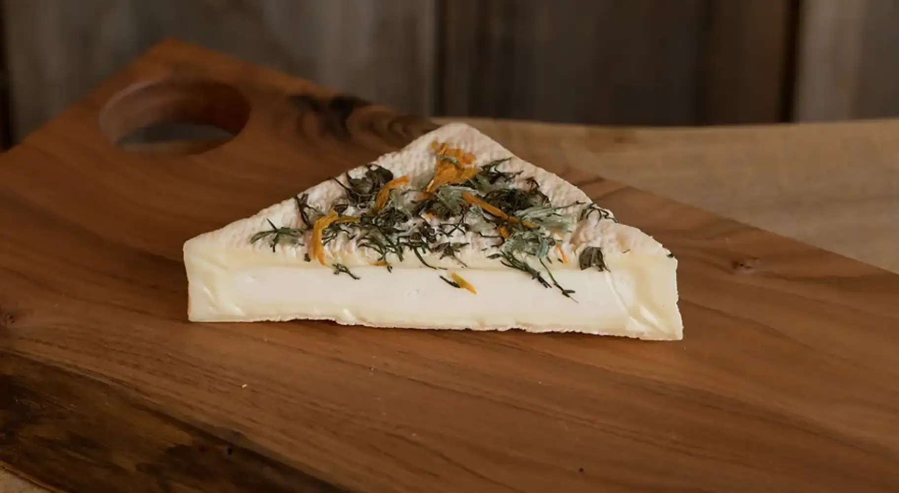 Fleur de la Prairie-Käse von Prairie Fruits Farm and Creamery in Champaign-Urbana.