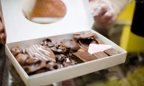 Schachtel mit Pralinen