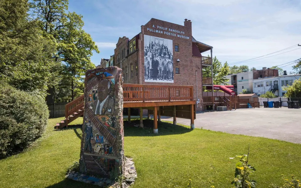 Außenansicht des Pullman Porter Museum in Chicago