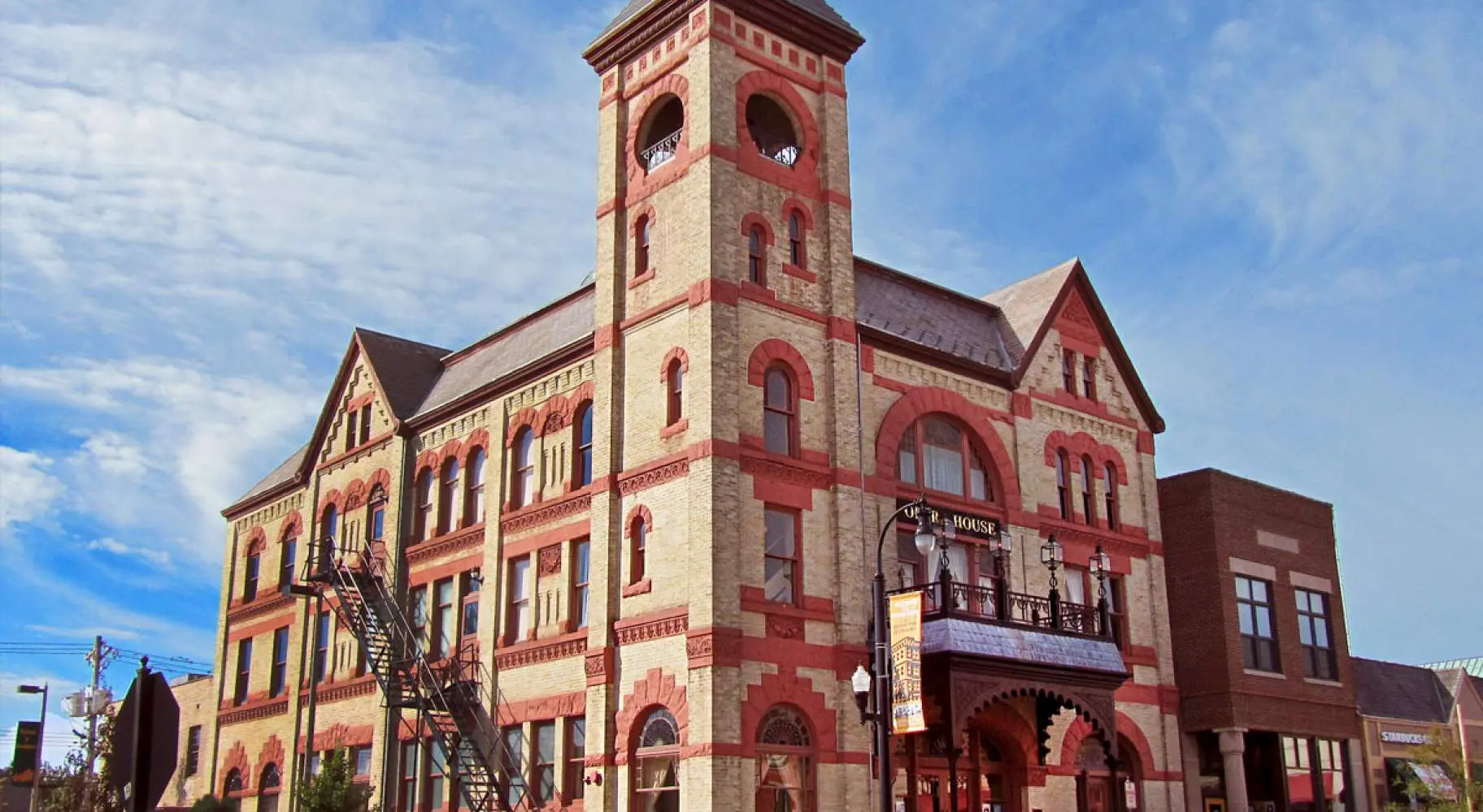 Außenansicht des Woodstock Opera House in Woodstock