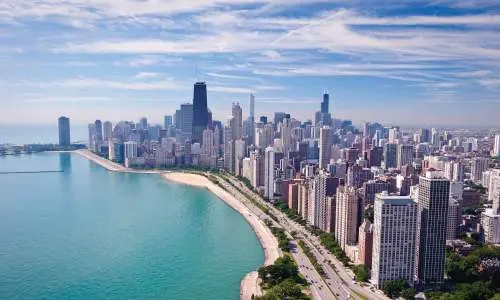 Luftaufnahme von Chicago