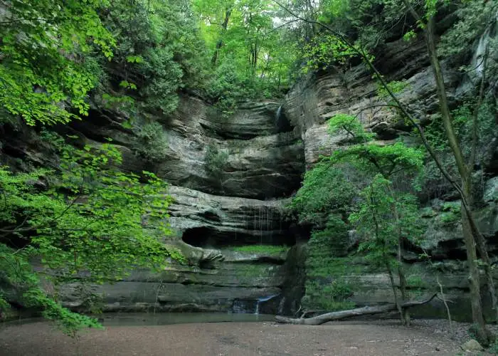 Wasserfall im Starved Rock State Park