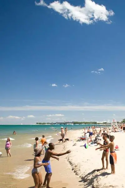 Menschen am Strand