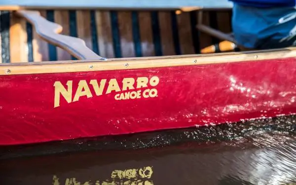 Die Seite eines Bootes