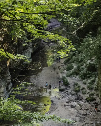 Gruppenwanderung am Starved Rock