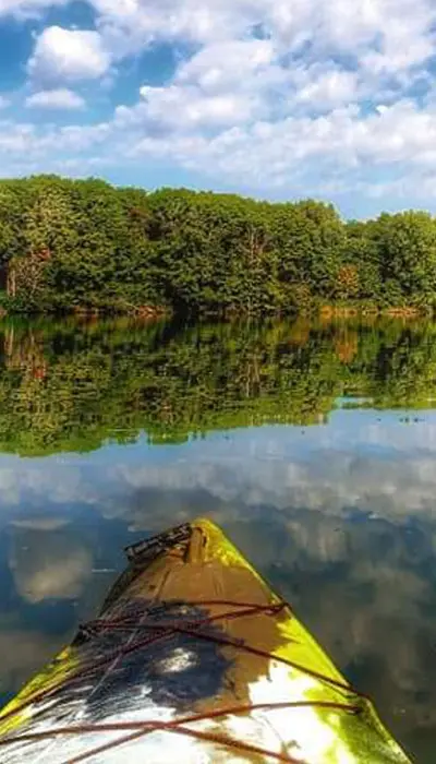 Kajakfahren auf einem See