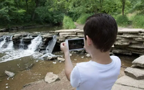 Wasserfall in Glen Darien