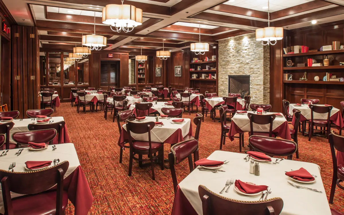 Im Inneren eines Restaurants